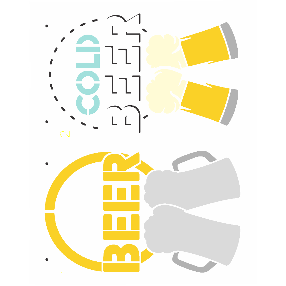 3206 - 20x25 Simples - Cerveja Gelada